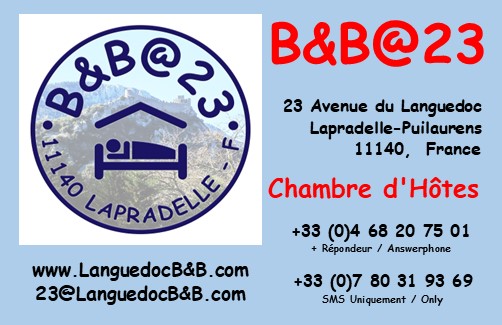 Ensuite double bedroom at B&B@23 in Lapradelle-Puilaurens